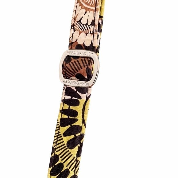 Vera Bradley Bag Cocoa Moss Saddle Hipster Quilted Shoulder Bag Retro Boho Purse - Picture 5 of 10